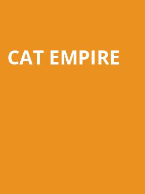 Cat Empire, Midway Music Hall, Edmonton