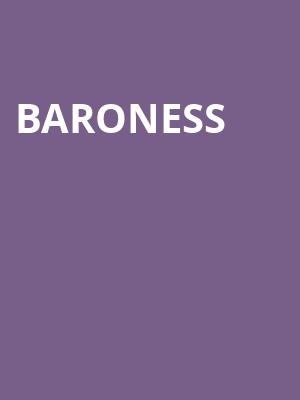 Baroness, Union Hall, Edmonton